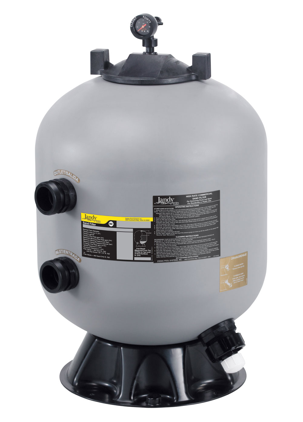 JS Side Mount Sand Filter Piperton Tn