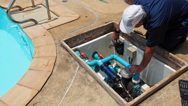 Professional pool pump and filter repair handled by Palm Beach Pool & Spa Services